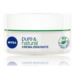 Pure & Natural Crema Idratante Pelli da Normali a Miste Nivea