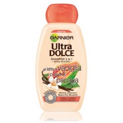 Ultra Dolce Latte di Vaniglia e Polpa di Papaya Shampoo 2in1 Garnier