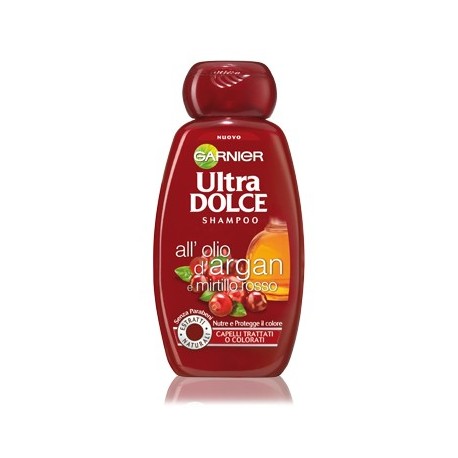 Ultra Dolce Olio di Argan e Mirtillo Rosso Shampoo Garnier