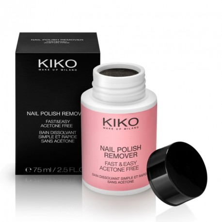 Nail Polish Remover Fast and Easy Acetone Free Kiko Milano