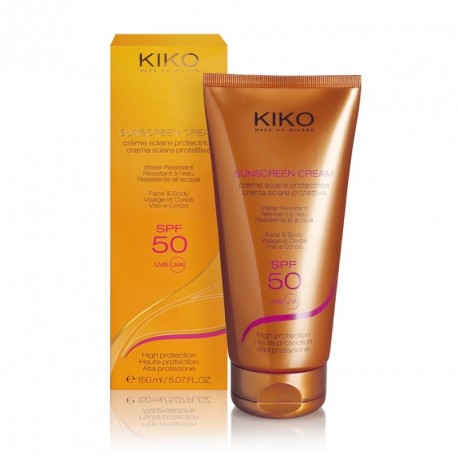 Sunscreen Cream Spf 50 Kiko Milano