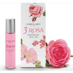 3 Rosa Profumo Gel Roll-On L'Erbolario