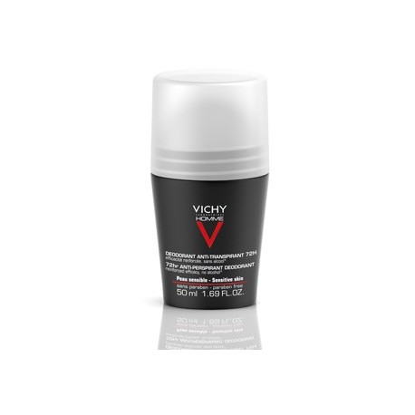 Vichy Homme Deodorante Anti-Traspirante - Roll-on 72h Vichy