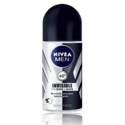 Men Invisible Black & White Roll-On Nivea