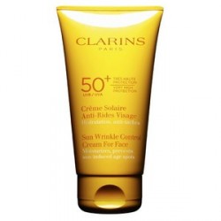 Crème Solaire Anti-Rides Visage UVA/UVB 50+ Clarins