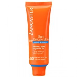 Sun Delicate Skin Soothing Cream Progressive Tan SPF50+ Lancaster