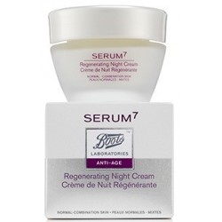 Serum7 Crema Notte Rigenerante per Pelli Normali o Miste Boots Laboratories