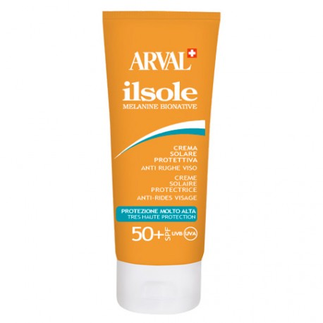 Ilsole Crema solare protettiva antirughe viso SPF 50+ Arval