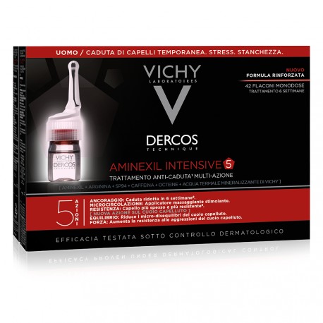 Dercos Aminexil Intensive 5 Fiale Uomo Vichy