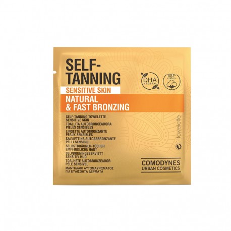 Salviette Self-Tanning Natural & Fast Bronzing Comodynes