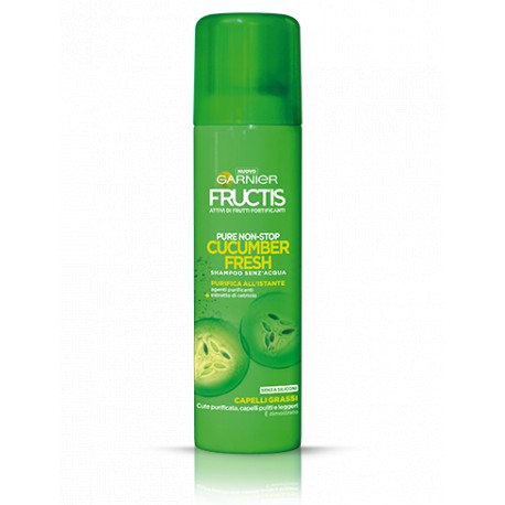 Fructis Pure Non-Stop Cucumber Fresh Shampoo Senz'acqua Garnier