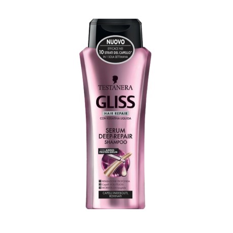 Serum Deep-Repair Shampoo Gliss Testanera