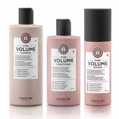 Kit Volume Maria Nila - Shampoo + Conditioner + Mousse OP Cosmetics
