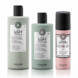 Kit Morbidezza Maria Nila: Shampoo + Conditioner + Spray OP Cosmetics