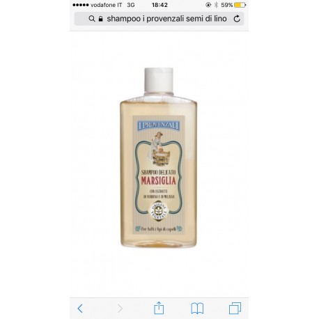 Shampoo delicato marsiglia I Provenzali