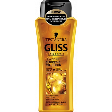 Supreme Oil Elixir Shampoo Gliss Testanera