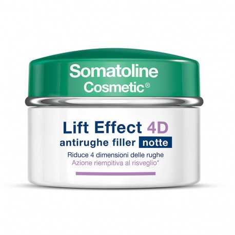 Lift Effect 4D Antirughe Filler Notte Somatoline Cosmetic