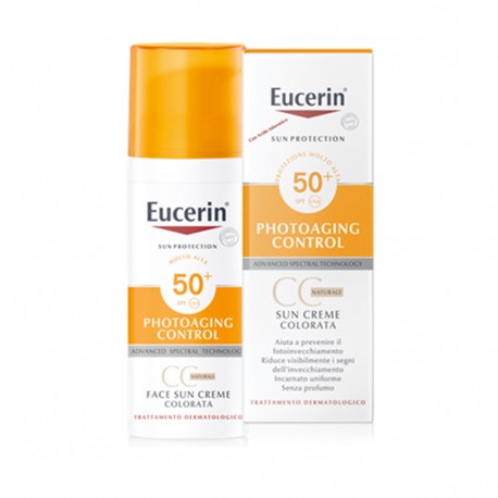 Sun Photoaging Control CC Creme Colorata Naturale SPF 50+ Eucerin
