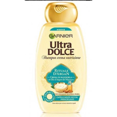 Ultra Dolce shampoo crema nutrizione Rituale d'Argan Garnier