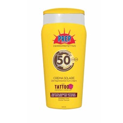 Crema Solare Spf 50+ per pelli tatuate Prep