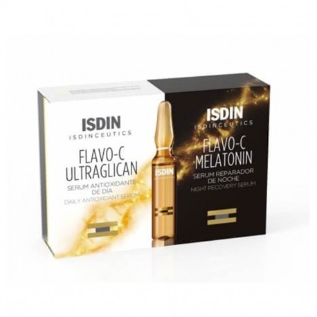 Isdinceutics Flavo-C Melatonin & Ultraglican Isdin