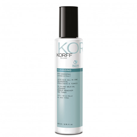 Cleansing Latte-olio All in One Detergente, Struccante, Tonico Korff