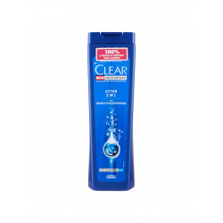 Men Anti-Forfora Shampoo Nutriente Action 2 in 1 Clear