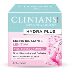 Hydra Plus Crema Idratante Lenitiva Pelli Secche e Sensibili Clinians