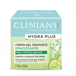 Hydra Plus Crema-Gel Idratante Opacizzante Pelli Miste o Grasse Clinians