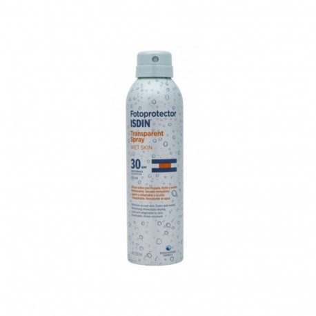 Fotoprotector ISDIN Trasparent Spray Wet Skin SPF 30 Isdin