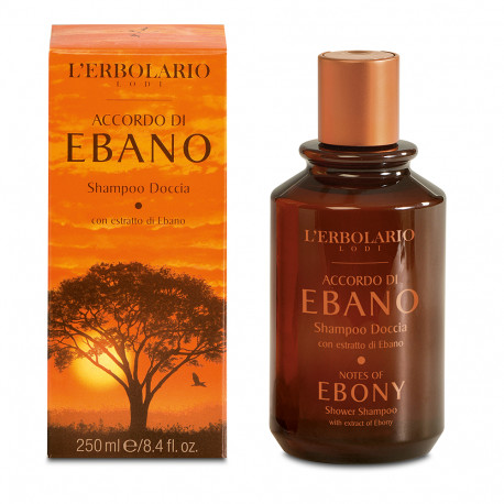Accordo di Ebano Shampoo Doccia L'Erbolario