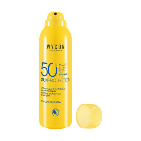 SUN PROTECTION 50 SPF SPRAY SOLARE Wycon Cosmetics
