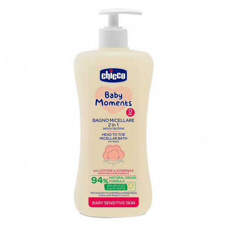 Baby Moments Baby Sensitive Skin Bagno Micellare 2in1 Chicco