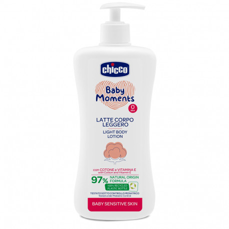 Baby Moments Baby Sensitive Skin Latte Corpo Leggero Chicco