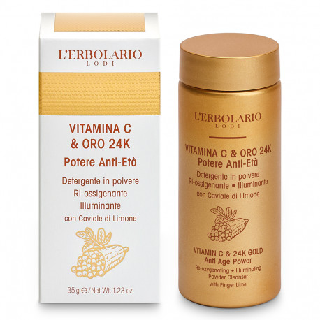 Vitamina C & Oro 24 K Detergente in polvere L'Erbolario