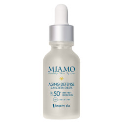 Aging Defense Sunscreen Drops Miamo