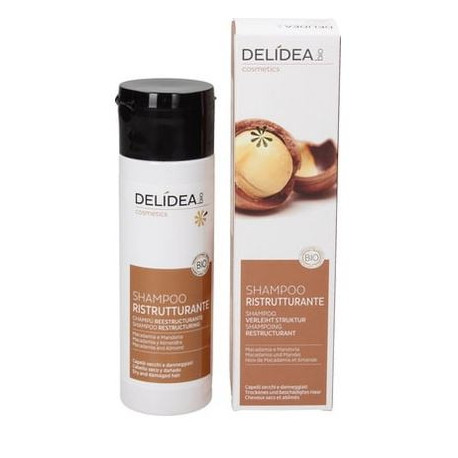 Shampoo Ristrutturante Mandorla & Macadamia Delidea Bio