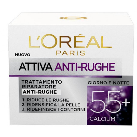 Attiva Antirughe 55+ Calcium L'Oréal Paris