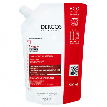 Dercos Energy+ Shampoo Rivitalizzante Complemento Anti-caduta Vichy