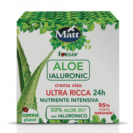 Aloe Ialuronic Crema Viso Ultra Ricca 24h Matt