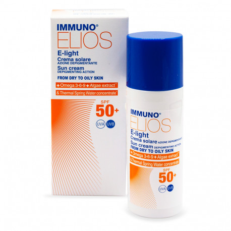 Immuno Elios E-Light Spf 50+ Crema Solare Viso Morgan Pharma 