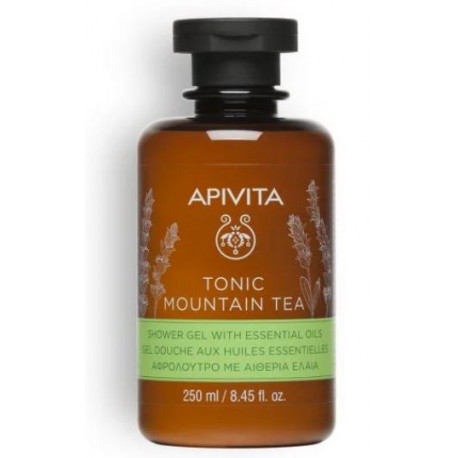 Tonic Mountain Tea Gel Doccia Apivita