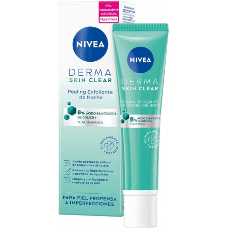 Derma Skin Clear Peeling Esfoliante Notte Nivea